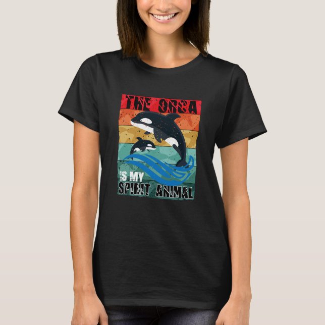 Camiseta A Orca É A Minha Orca Espiritante (Frente)