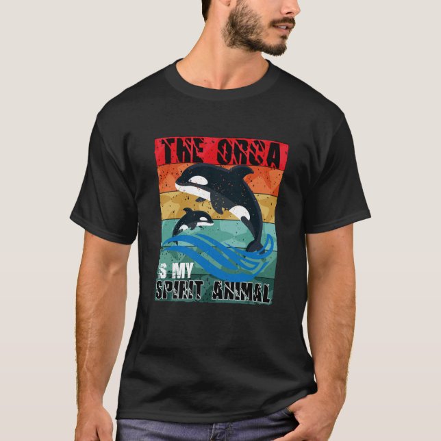 Camiseta A Orca É A Minha Orca Espiritante (Frente)