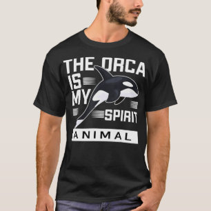 Camiseta A orca é o meu animal espiritual