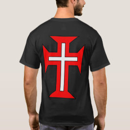 Camiseta A Ordem Militar da Cruz Cristo nas costas