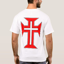 Camiseta A Ordem Militar da Cruz Cristo nas costas