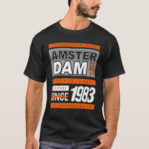 Camiseta A Orgulhosa Capital Da Cidade Neerlandesa De Amest