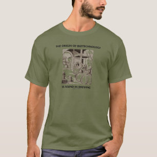 Camiseta A origem da biotecnologia é encontrada na