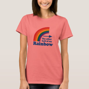 CAMISETA A OUTRA METADE DE MEU ARCO-ÍRIS