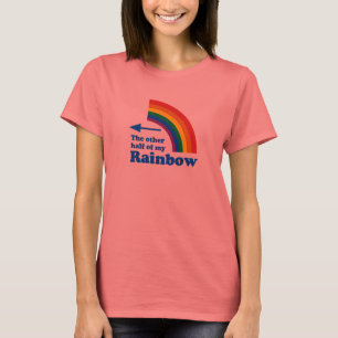 CAMISETA A OUTRA METADE DE MEU ARCO-ÍRIS