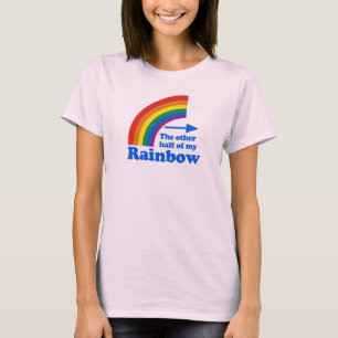 Camiseta A OUTRA METADE de MEU ARCO-ÍRIS (deixado)
