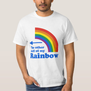 Camiseta A OUTRA METADE de MEU ARCO-ÍRIS (direito)