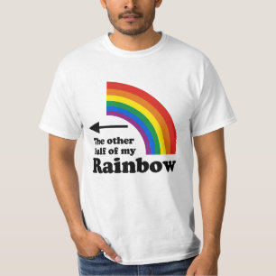 Camiseta A outra metade do meu arco-íris (direita)
