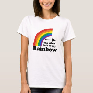 Camiseta A outra metade do meu arco-íris (esquerda)