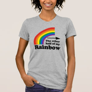 Camiseta A outra metade do meu arco-íris (esquerda)