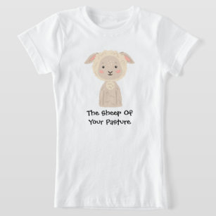 Camiseta A Ovelha De Sua Pastura, Crianças Cutas
