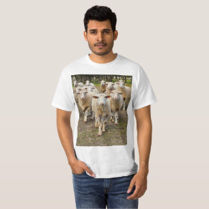 Camiseta A Ovelha Vem Marchando Em Hurrah,