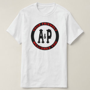 Camiseta A&P Lojas de Produtos de Illinois