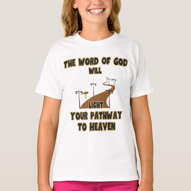 Camiseta A Palavra De Deus Vai Iluminar A (Frente)