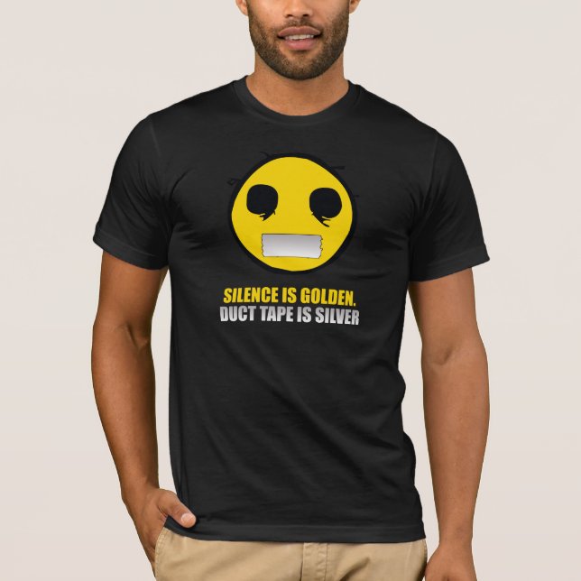 CAMISETA A PALAVRA É DE PRATA E O SILÊNCIO É DE OURO (Frente)