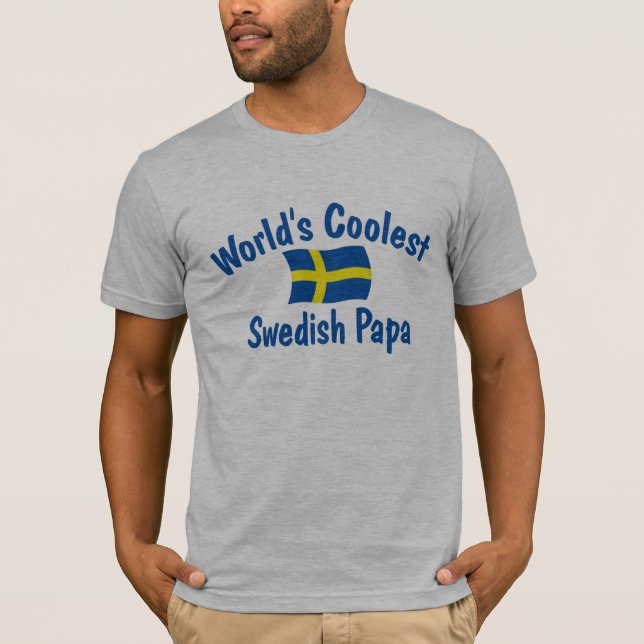 Camiseta A papá sueco a mais fresca (Frente)