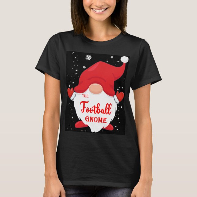 Camiseta A Parada de Natal da Família Gnomo de Futebol (Frente)