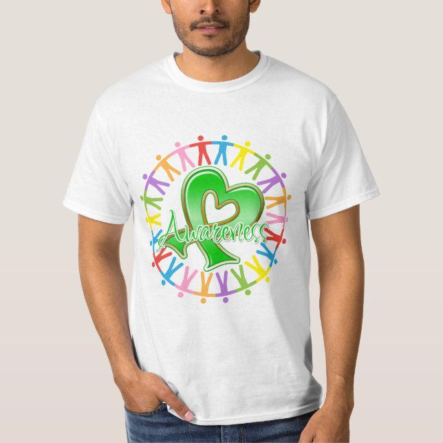 Camiseta A paralisia cerebral une-se na consciência (Frente)