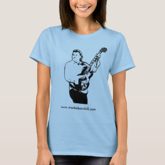 Camiseta A parte superior cabida boneca das mulheres