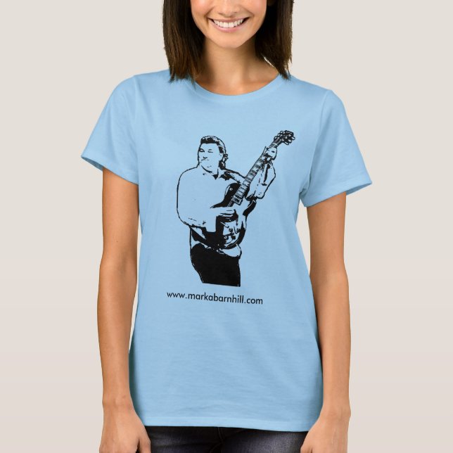 Camiseta A parte superior cabida boneca das mulheres (Frente)