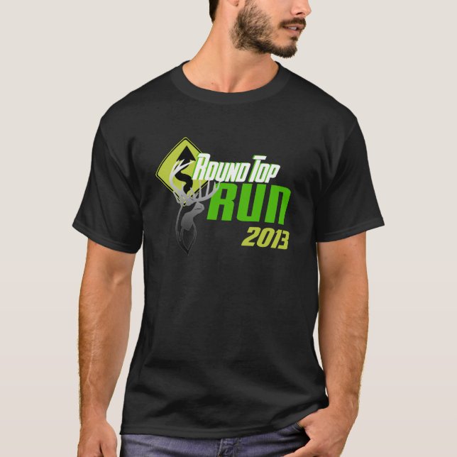 Camiseta A parte superior redonda funciona o t-shirt 2013 (Frente)