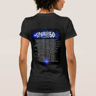 Camiseta A parte traseira da mulher de Sparge 50