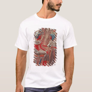 Camiseta A parte traseira do trono de Tutankhamun