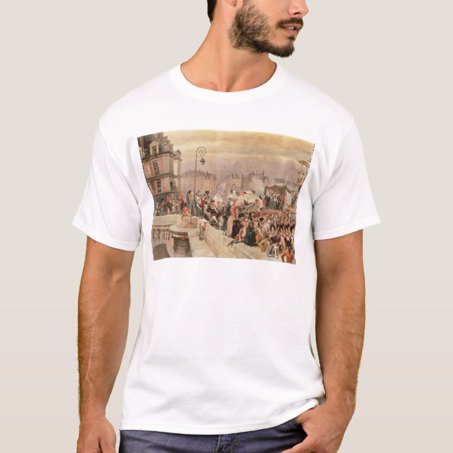 Camiseta A partida dos voluntários 1792 (Frente)