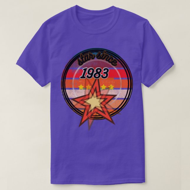 Camiseta a partir do dia 1 de aniversário (Frente do Design)