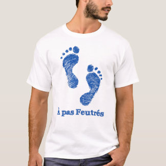 Camiseta À PAS FEUTRÉS - humour poétique et graphique