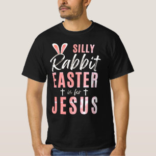 Camiseta A Páscoa Do Coelho bobo É Para Jesus - Páscoa