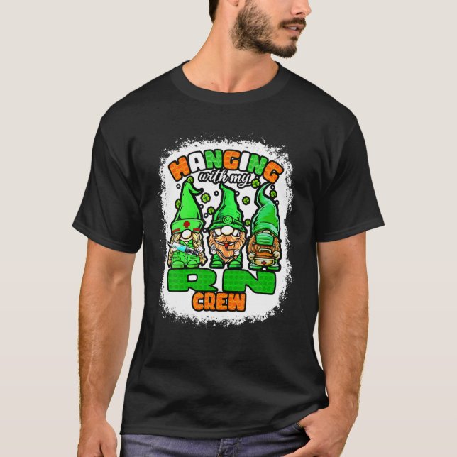Camiseta A Passar Com A Minha Enfermeira RRN Gnome Patrick  (Frente)