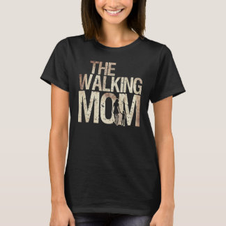 Camiseta A Passear A Mãe Zombie E O Dia de as mães Da Crian