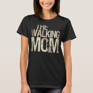 Camiseta A Passear A Mãe Zombie E O Dia de as mães Da Crian