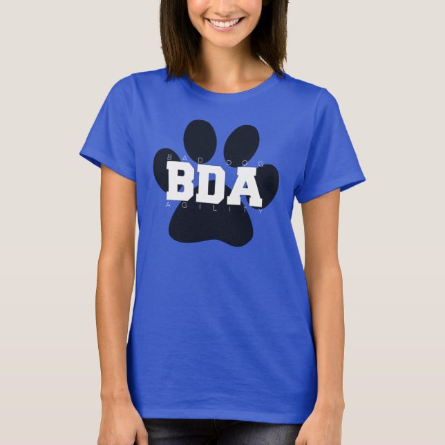 Camiseta A pata grande, cães impertinentes de I <3 suporta (Frente)