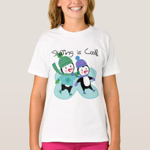 Camiseta A patinagem dos pinguins é legal