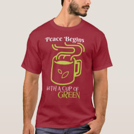 Camiseta A Paz começa com a Taça dos Verdes — Serene Sips.