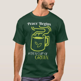 Camiseta A Paz começa com a Taça dos Verdes — Serene Sips.