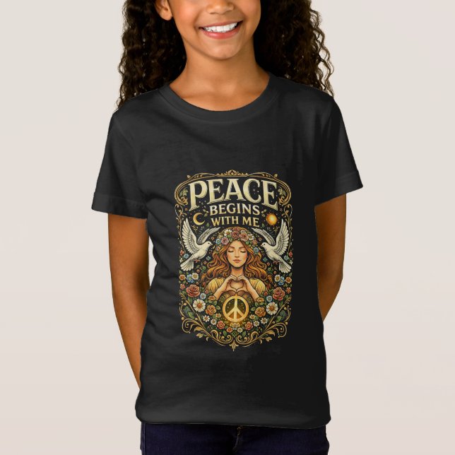 Camiseta A Paz Começa Dentro (Frente)