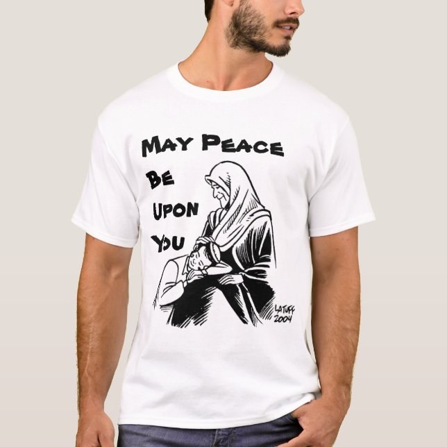 Camiseta A paz de maio seja em cima de você (Frente)