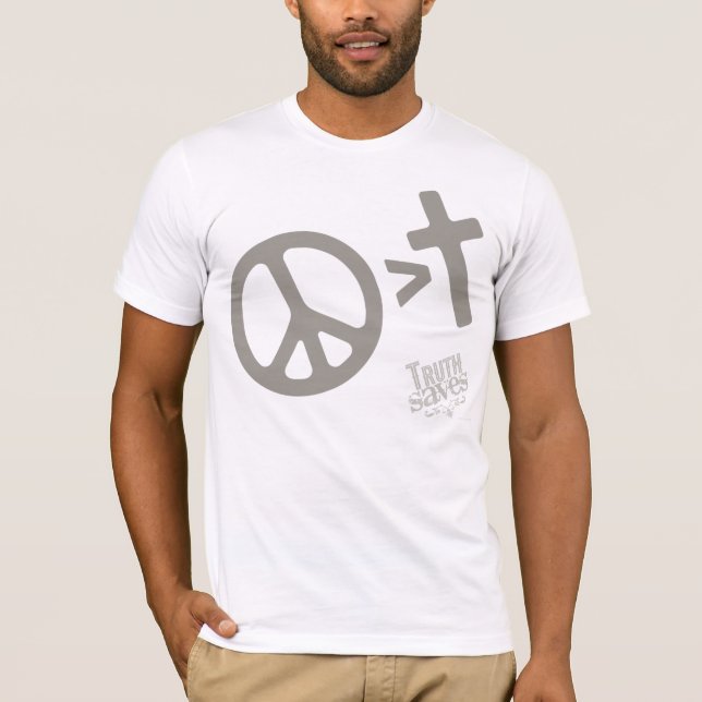 Camiseta A paz é maior (Frente)