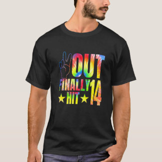 Camiseta A Paz Finalmente Atingiu A 14 De Aniversário De 14