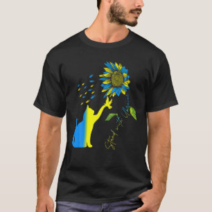 Camiseta A Paz Na Ucrânia, A Dúvida E A Gata Ucranianas, Es