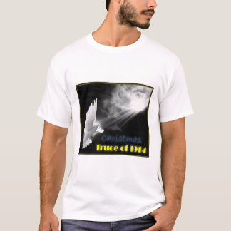 Camiseta A paz vem entre as nuvens de guerra de 1914