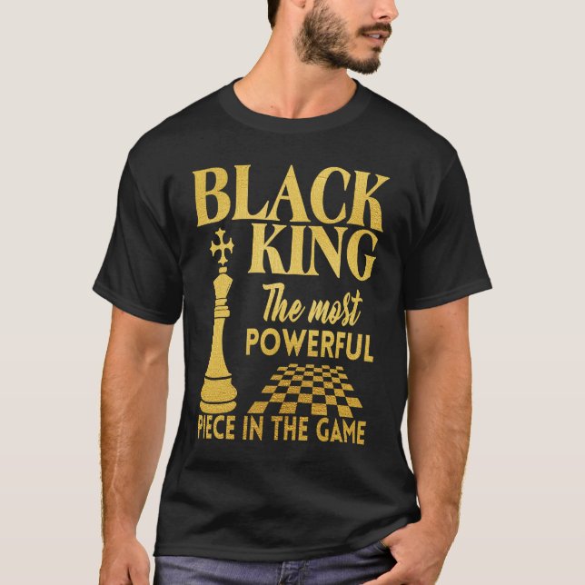 Camiseta A Peça Mais Poderosa No Jogo Rei Negro Che (Frente)