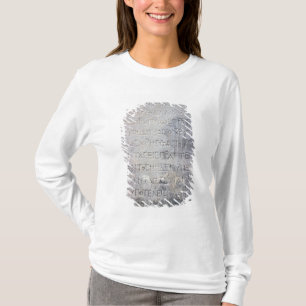 Camiseta A pedra Hellenistic do epigraph, encontrou em