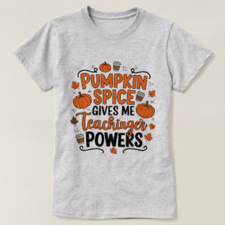Camiseta "A Pedra-Pumpkin Me Dá Poder - Divertida Queda