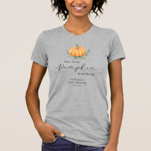 Camiseta A Pequena Abóbora está a caminho do Chá de fraldas