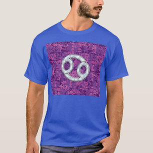 Camiseta A pérola gosta do sinal do zodíaco do cancer em