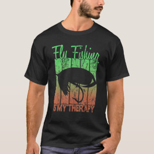 Camiseta A pesca com mosca é minha terapia